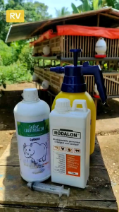 Sulfur Carbendazim (Desinfektan+Fungisida) Cap Badak Isi Kemasan 1 Liter Agripesona