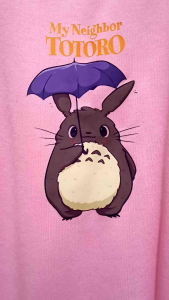 Mikaboga Sweater Anak Remaja Tanggung Cewek Perempuan Model Kerah Collar Kawaii Motif Gambar Totoro Cute Lucu Aesthetic Viral Tangan Panjang Murah Terbaru Kekinian Koran Japanese Style Untuk Ootd Sehari Hari Jalan Bermain Liburan warna Mint Pink Hitam