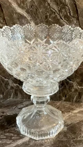 Tempat Buah Kaca Permen Serbaguna Capodimonte Kristal Mangkuk Keramik Import Lebaran