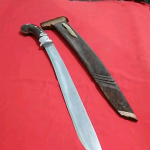 Golok Sembelih Super Tajam Panjang Baja Per Fulltang Kayu Aren