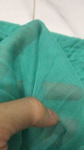 Vải thun lưới dai màu xanh co giãn 4 chiều mềm rũ (khổ 1m6)may đầm váyáo kiểu thiết kế thời trang