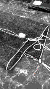 jaring sekat giring panen kolam Empang ikan koi lele mujair