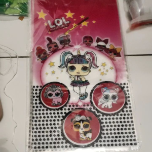 Plastik Snack Ulang Tahun (ultah) LOL / Plastik Karakter / Plastik OPP isi 10 pcs ukr 22x 40