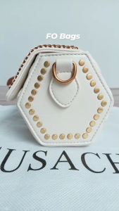 Tas GUSACHI Tas Unik Mewah Kokoh Bentuk Prisma Segi Enam Tas Pesta Wanita Handbag shoulder Slingbag kd 133