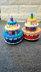 Mainan Anak Kue Ulang Tahun Birthday Cake Musik & Lampu