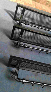 ชั้นวางติดผนัง Pipe loft ขนาด 25 100 cm