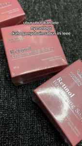[FREE GIFT] HIQWEEN RETINOL BRIGHTENING SOAP - FACIAL WASH SABUN CUCI MUKA MEMUTIHKAN PENGHILANG FLEK HITAM