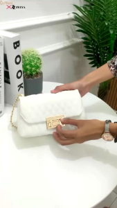 Shafa Bag By Zelya Tas Fashion Selempang Wanita Tas Rantai Ukir