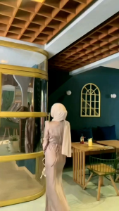 Elora Dress Satin Silk Premium: Fashion Wanita Kondangan & Bridesmaid Slim Body Fit