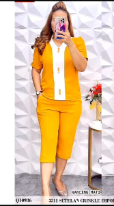 (TERBARU) SETELAN WANITA ONE SET CRINKLE AIRFLOW//MODEL KOMBINASI KANCING MATI