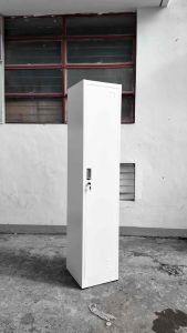 SIMON - 1-door Steel Cabinet by Leapify Steel - Heavy-duty Cleaning Cabinet and Wardrobe