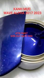 Sơn xanh mực wave alpha 2017 2023 - Sơn super lacquer 1K