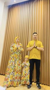 NAURA SET FAMILI RAYA COUPLE BY ALICIA (Harga TerpisahHanya Baju Saja)
