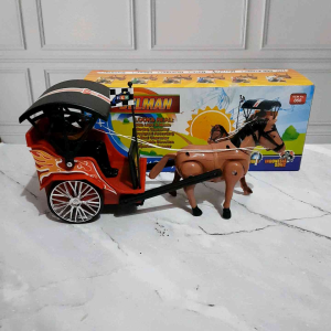 Mainan Kereta Kuda Delman Bisa Berjalan dan Bersuara