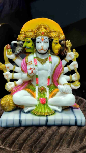 Panchmugam 5 face Hanuman silai statue / Idol For Home Decoration st726