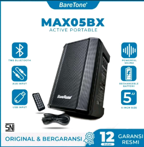 Speaker Protable Baretone MAX05BX/Speaker Aktif 5 inch MAX05BX