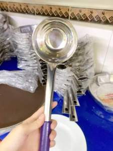Gáo múc nước lèo inox có vạch đo lường nhiều kích cỡ từ 300ml đến 1200ml tiện dụng