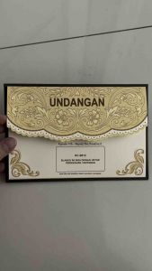 Blangko Undangan Kosong Pernikahan Erba Kartu BLANKO Simple HC 9912 (5 set atau 100 Set)