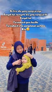 Gendongan Bayi Ring Sling Kaos Free Pouch babysultan