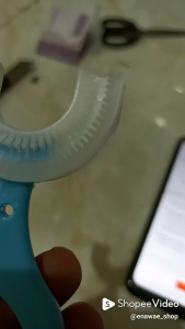 sikat gigi anak bentuk U silikon/sikat gigi anak