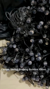 lampu seribu bintang (bohlam 10mm) 10 meter