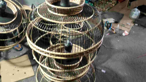 SANGKAR PUTER MERPATI RAJUT ROTAN TERBAIK KANDANG BURUNG MURAH BERKUALITAS - DERUK SINTETIS