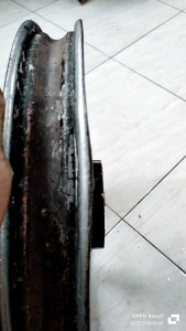 velg pelek jari jari roda depan vixion old lama rumah bearing utuh
