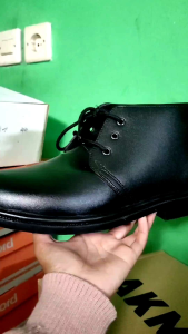 Sepatu PDH pria kerja dinas pdh Tni Polri security satpam pdh tali hitam
