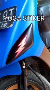 Cutting Sticker Lampu Sein Mio Sporty Old