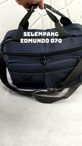 Selempang Edmundo Pria Wanita Tas Kerja Kuliah Jinjing Anti Air Ukuran Folio