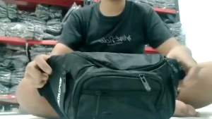 tas selempang bahu pinggang pria premium slingbag waistbag premium