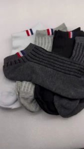 ถุงเท้าข้อสั้น เกรด A 1 แพ็ค 10คู่ เนื้อผ้า สบาย ถุงผ้า ถุงผ้าเนื้อ ถุงผ้าสบาย