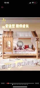 Pre-order childrens theme bunk bed with storage childrens bed boy girl solid wood single bed push and pull bed childrens room