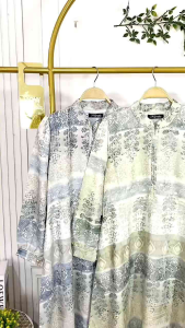 Malikaa Dress Motif Etnik~ Gamis Kondangan Cantik dan mewah