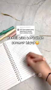 Pensil Eternal Unlimited Tanpa Batas Ajaib 2B A102 Pencil Eternal Unlimited Pensil Anti Patah