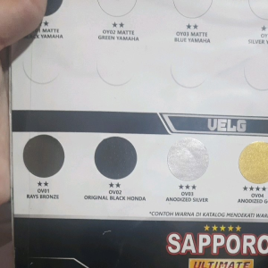 SAPPORO ULTIMATE VELG ANODIZED OV01 OV02 OV03 OV04 OV05 OV06 OV0 ORIGINAL 4 IN 1 PILOK PYLOX PILOX