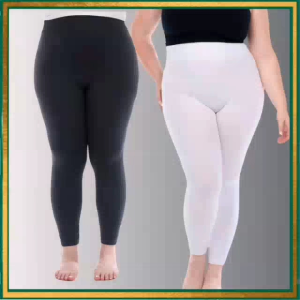 Legging Spandek Hitam Putih Super Jumbo XXXL