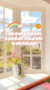 MARISSA SENDAL TEPLEK WANITA BUSA SILANG/ SENDAL WANITA DEWASA/ SENDAL WANITA JN 11 TERBARU 2022