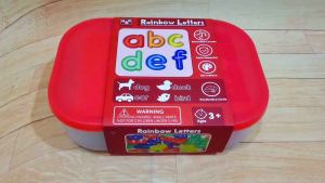 Letters Learning Kit Kids Spelling Activity Set with Learning Cards Early Learning Kids Rainbow Letters Alphabets Letter Learning