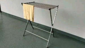 ราวตากผ้า ราวตากผ้าสแตนเลส พับได้ ราวตากผ้าขนหนู ราวตากผ้าเช็ดตัว ราวตากผ้าพับได้ ราวมี6เส้น มีให้เลือก 2ขนาด : ยาว85cm. และยาว60cm.