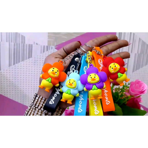 Sahabat Shopping - Gantungan Kunci Strap Upset Duck Flower