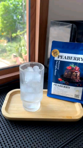 เมล็ดกาแฟคั่ว PEABERRY คั่วกลาง