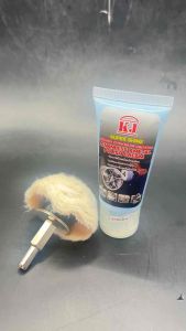 เคเจครีมไขปลาวาฬ อุปกรณ์เครื่องมือช่างขัดโลหะอะลูมิเนียมพลาสาติกโครเมียมขัดไฟตารถเครื่องมือช่าง ล้อผ้าด้ายดิบขัดเงา