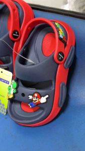 Sandal Anak Laki-laki Karakter Super Mario Terbaru Bahan Karet Anti Licin