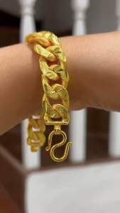 ชื่อโปรโมชั่น: เลสข้อมือ เศษทองคำแท้ หนัก 5 บาท ไซส์ 6-8นิ้ว สร้อยข้อมือทอง สร้อยทองไม่ลอก ทองเหมือนแท้ ทองไม่ลอกไม่ดำ ข้อมือทอง สร้อยข้อมือแบบลิงค์