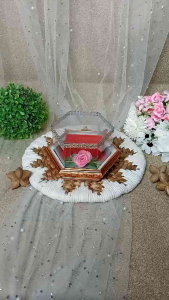 Tempat Perhiasan Mahar dan Seserahan Kotak Display Cincin untuk Acara Tunangan, Lamaran, dan Pernikahan - FC.HEXA