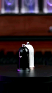 VEGER V01S Mini Dual USB Ports Car Charger 2.4A Compact Size Small Super Fast Charge Lighter Adapter