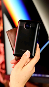 VEGER W1170 10000mAh PD 22.5W Ultra Slim Mini Compact Portable Fast Charger Power Bank with Cords