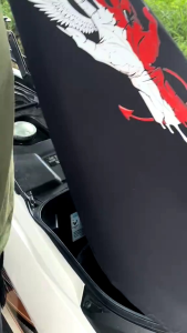 FAKE CLICK DESIGN SEAT COVER MOTORCYCLE SEAT PROTECTION ANTI SCRATCH COVER MOTOR ACCESSORIES [UNIVERSAL FIT TO ALL MOTORCYCLE]