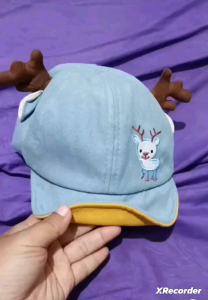 T.I - Topi Bisbol Anak Laki Perempuan Rusa Tanduk Deer Baseball Hat Import